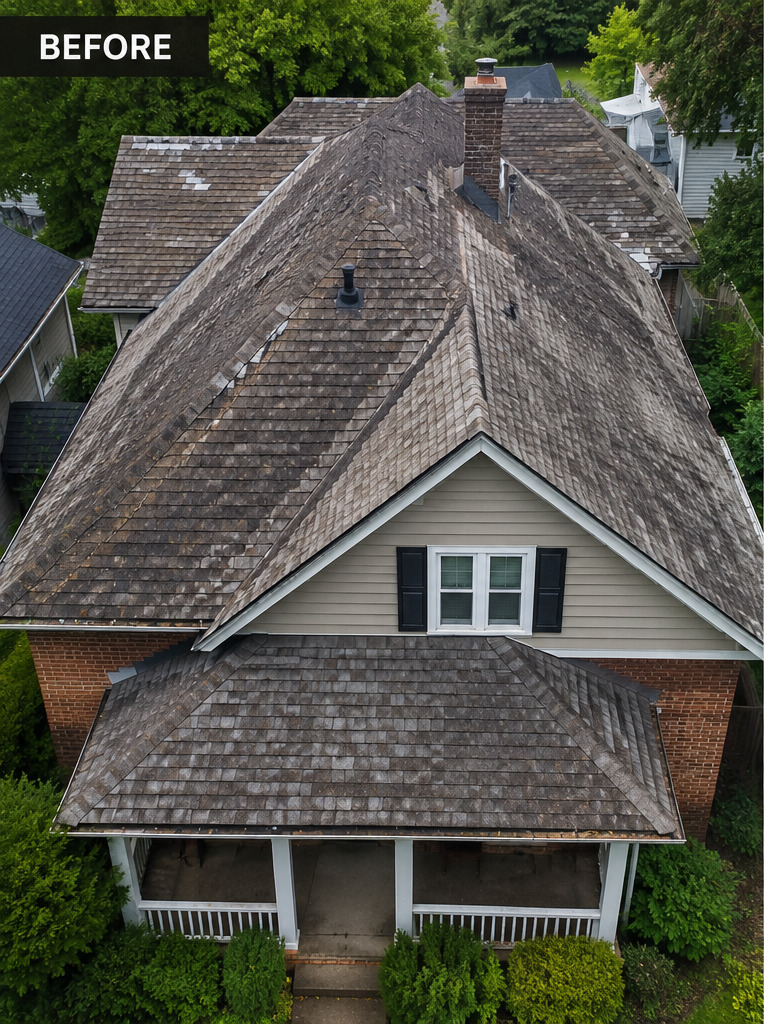 Roof replacement before